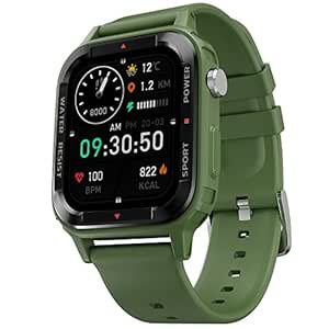 Fire-Boltt Tank 1.85 « Bluetooth appelant Smart Watch, 123 Mode sportif, 8 interactions sur l’interface utilisateur, en haut-parleur intégré et micro, 7 jours Battery & Fire-Bolt Health Suite