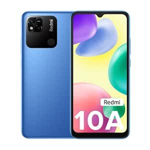 Redmi 10a (bleu de mer, 4 Go de RAM, 64 Go de stockage) | 2 GHz Octa Core Helio G25 | Batterie de 5000 mAh | Capteur d’imprimé digital | Jusqu’à 5 Go de RAM avec RAM Booster