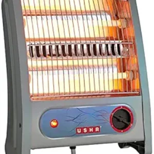 Chauffage de salle de quartz Usha avec protection de surchauffe (3002, ivoire, 800 watts)