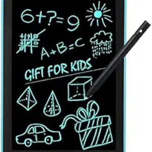 TVARA LCD Writing Tablet 8,5 pouces E-note Pad LCD Écriture Tablette, tableau d’enfants à dessin pour enfants 8,5 pouces Doodle Board, Toddler Boy and Girl Learning Gift for 3 4 5 6 ans, noir