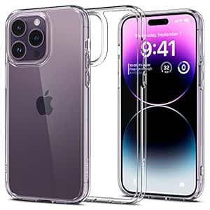 Spigen Ultra Hybrid Back Cover Case compatible avec iPhone 14 Pro Max (TPU + Poly Carbonate | Crystal Clear)