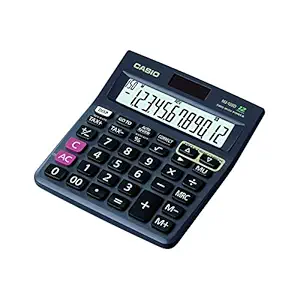 Casio MJ-120d 150 étapes Vérifiez et corrigez la calculatrice de bureau avec les clés fiscales, noir